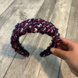 J. Crew Multicolored Tweed Headband